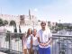 Sandy Taradash's family tours Israel. From left: granddaughter Shayna, daughter Marni, and grandson Jacob