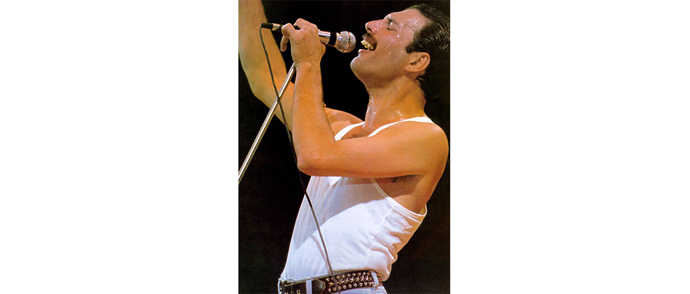 Freddie Mercury (Kentaro Takizawa photo via Flickr.com, Creative Commons 2.0 license)