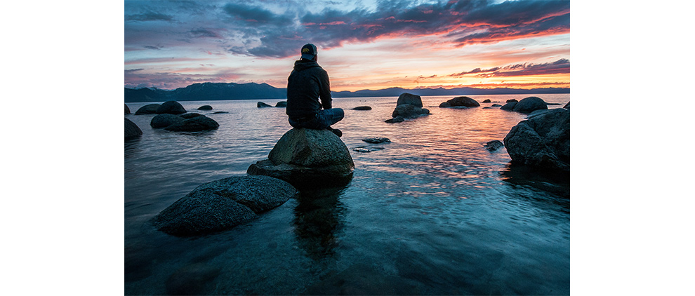 "Serenity Now Moment at Lake Tahoe," Photo by Keegan Houser on Unsplash