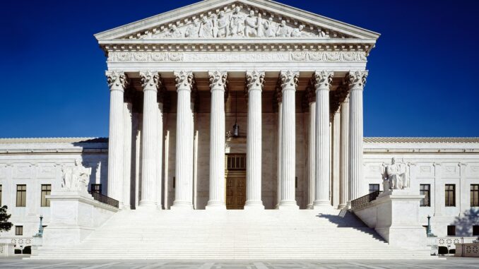 United States Supreme Court Building, Washington, D.C. Original image from Carol M. Highsmith’s America, Library of Congress collection. Digitally enhanced by rawpixel.